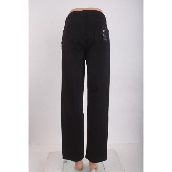 Massimo Dutti Womens Trousers Pants US 6 EU 38 Black Crop Slim Fit 5051/706 NWT - Picture 4 of 7